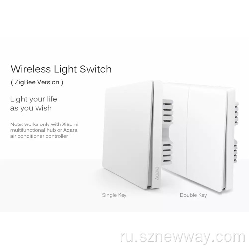 AQARA D1 Smart Wireless Wall Shotion Remote дистанционного управления